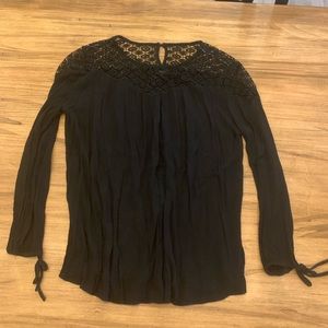 Mossimo Black Tie Top